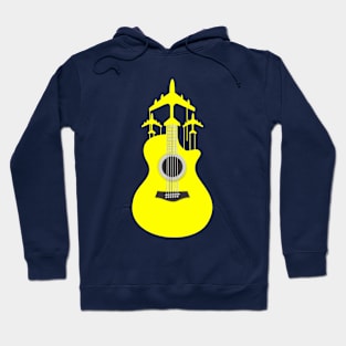 collaboration planes and guitar Hoodie